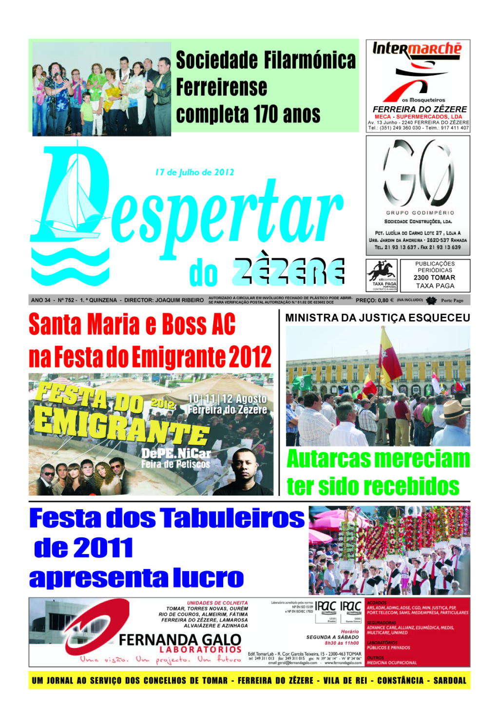 Capa do número 752 de 17 de julho de 2012