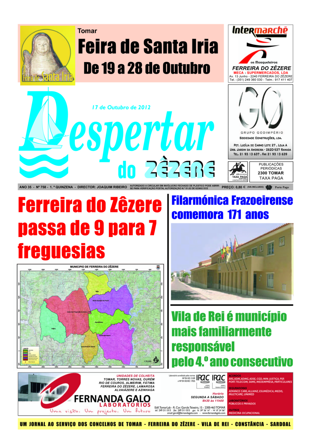 Capa do número 758 de 17 de outubro de 2012