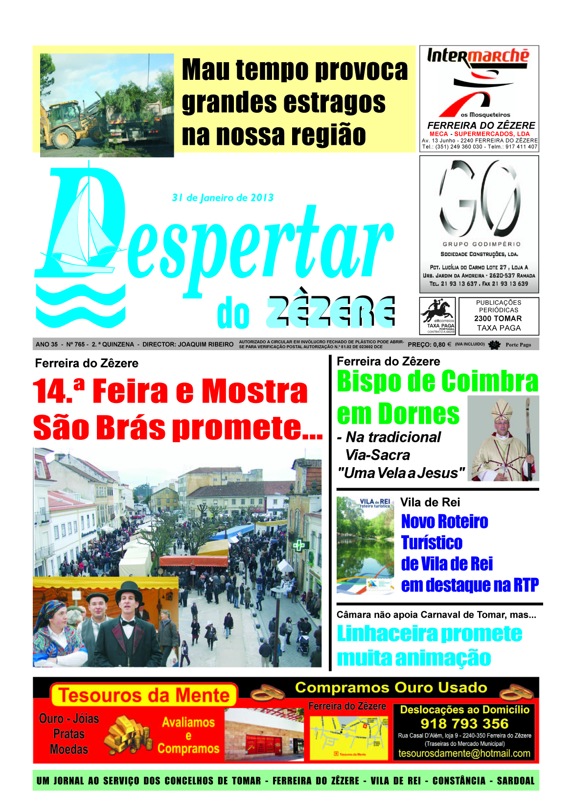 Capa do número 765 de 31 de janeiro de 2013