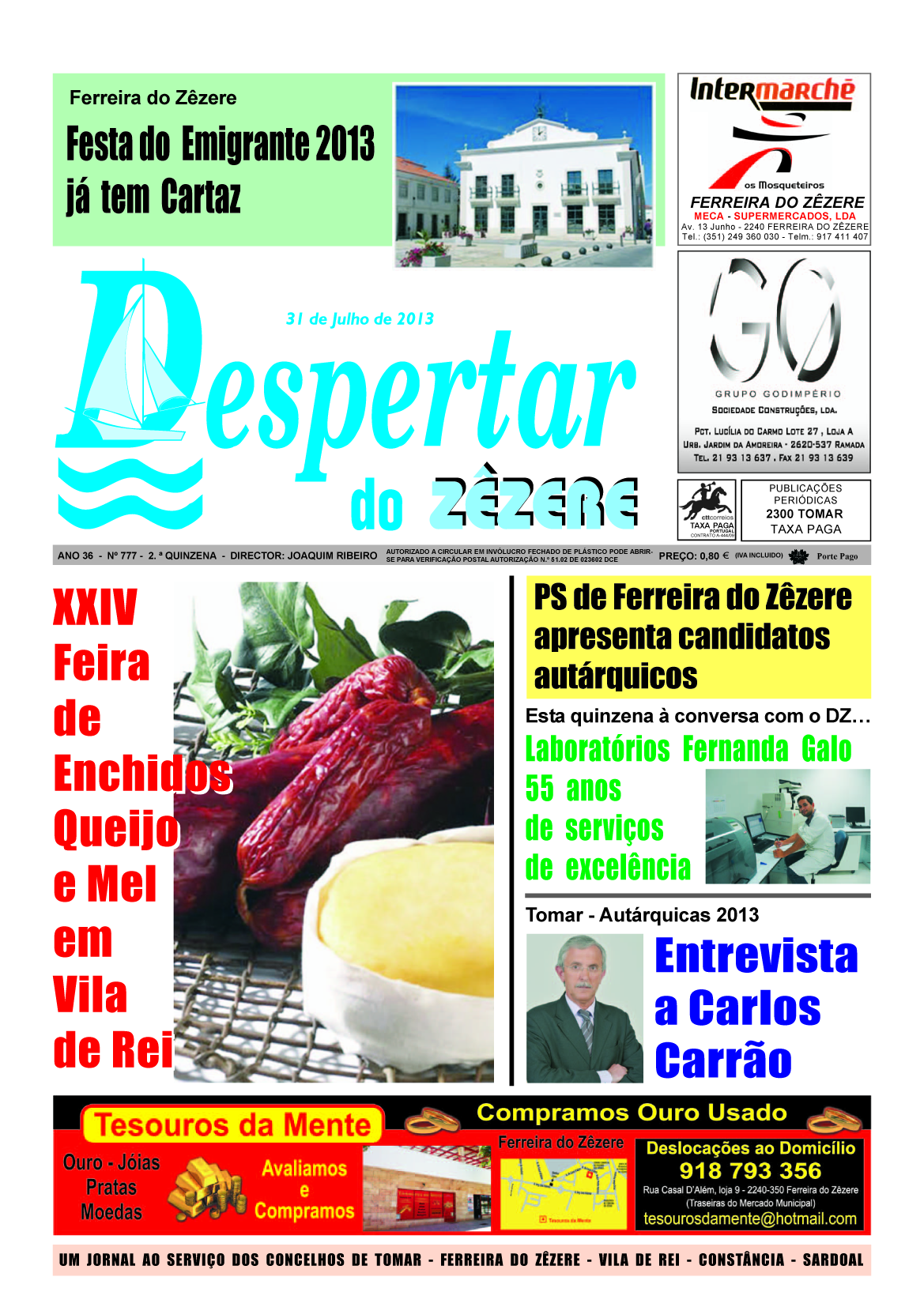 Capa do número 777 de 31 de julho de 2013