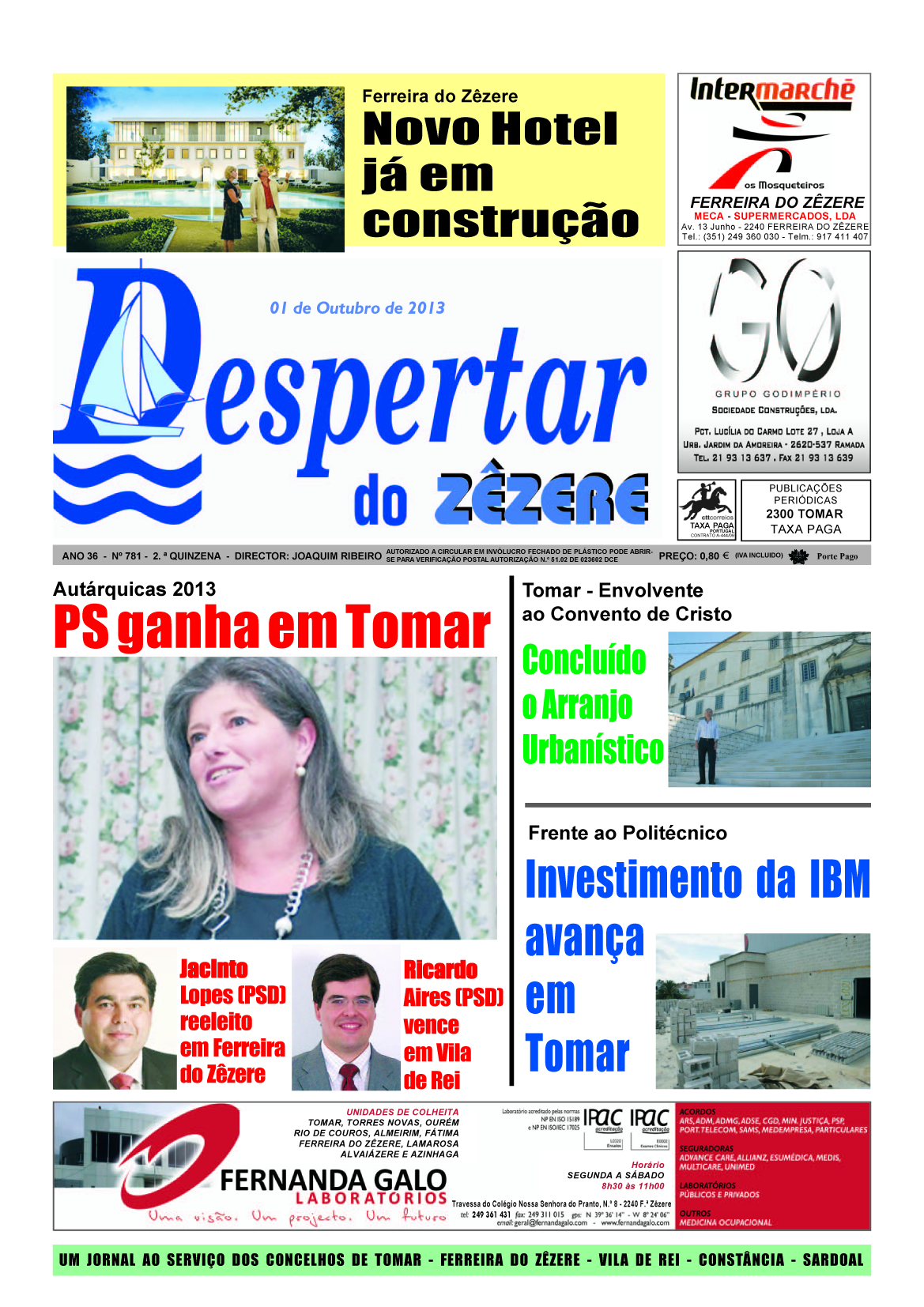 Capa do número 781 de 1 de outubro de 2013