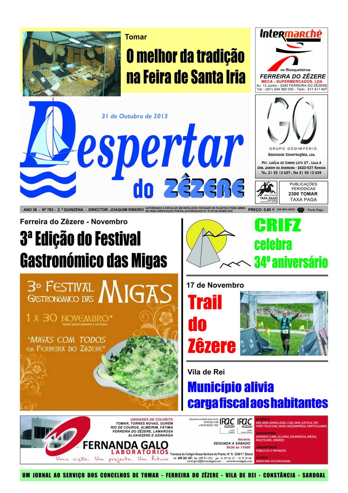 Capa do número 783 de 31 de outubro de 2013