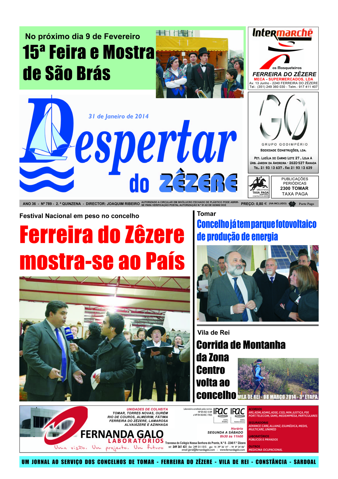 Capa do número 789 de 30 de Janeiro 2014