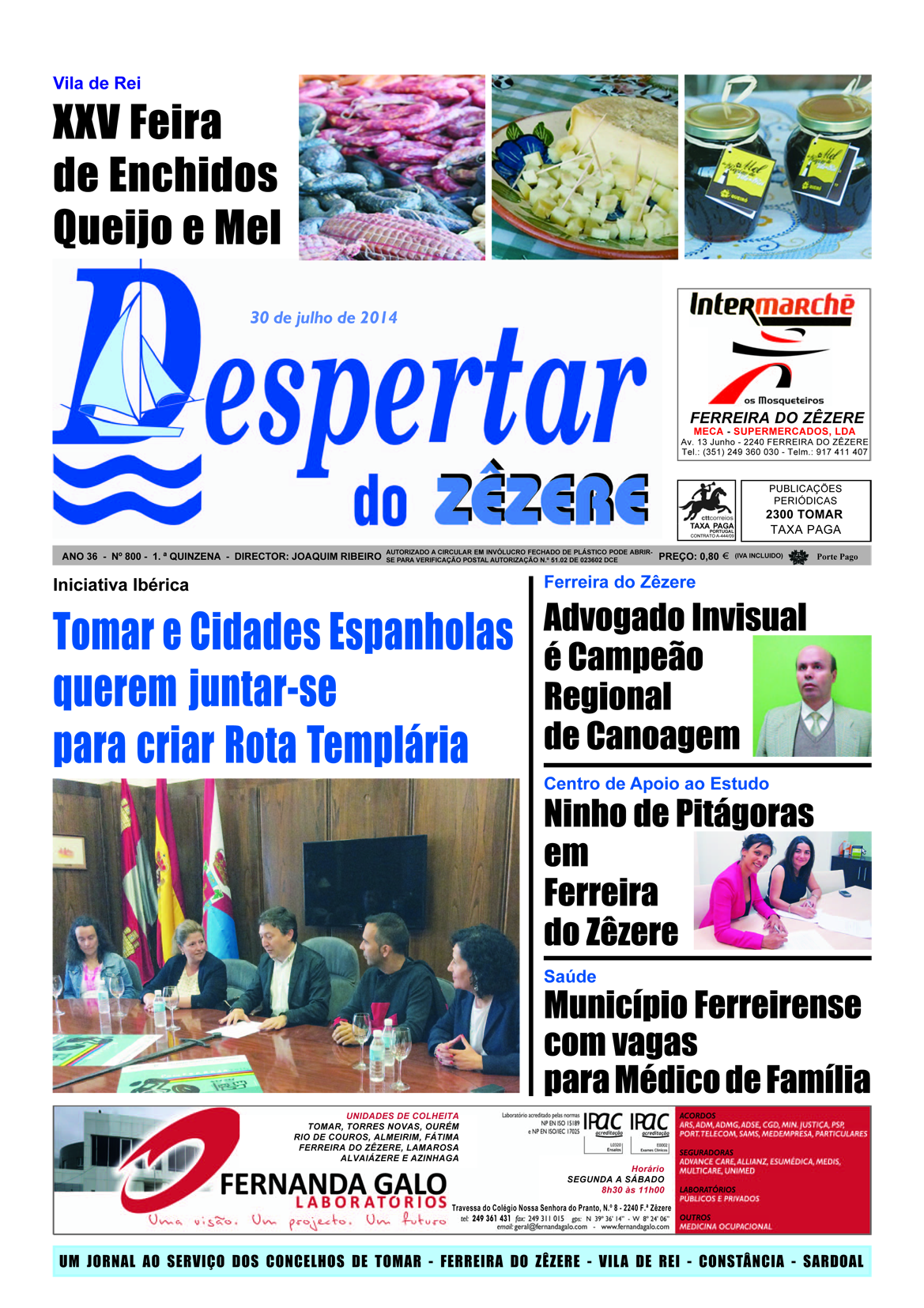 Capa do número 800 de 15 de julho 2014