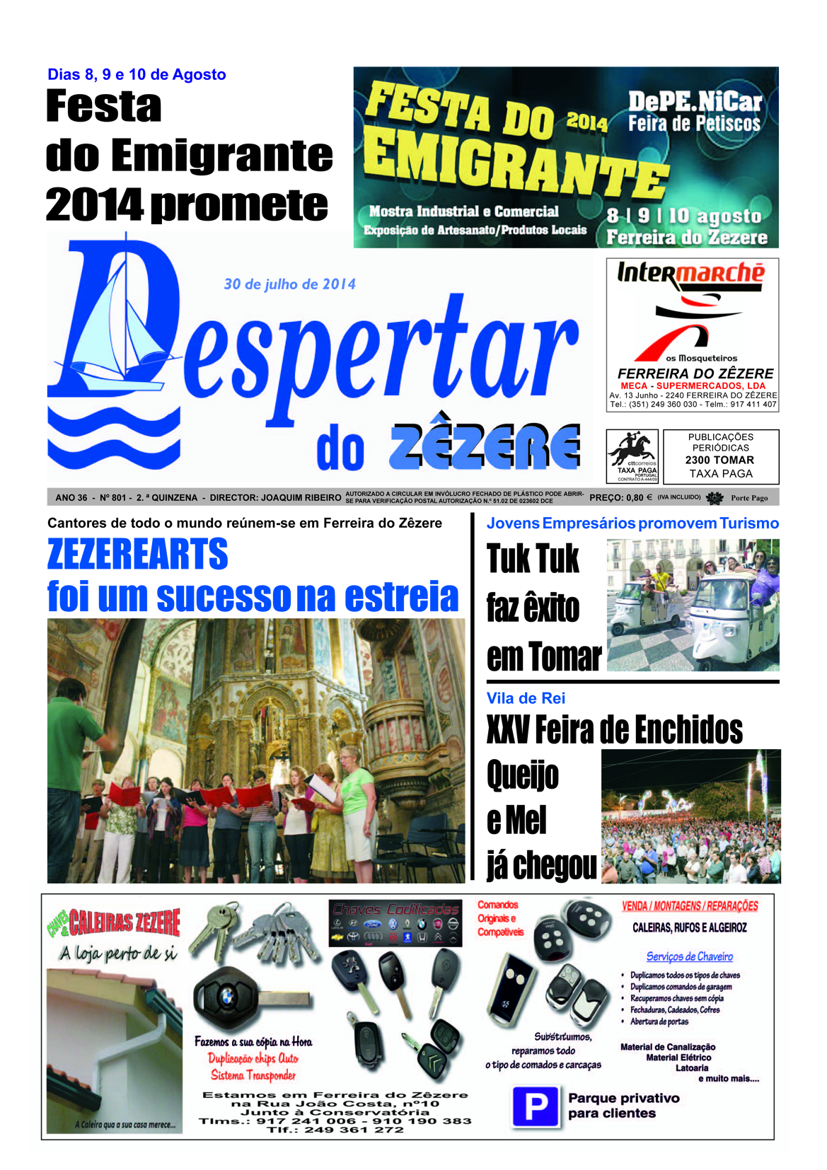 Capa do número 801 de 30 de julho 2014