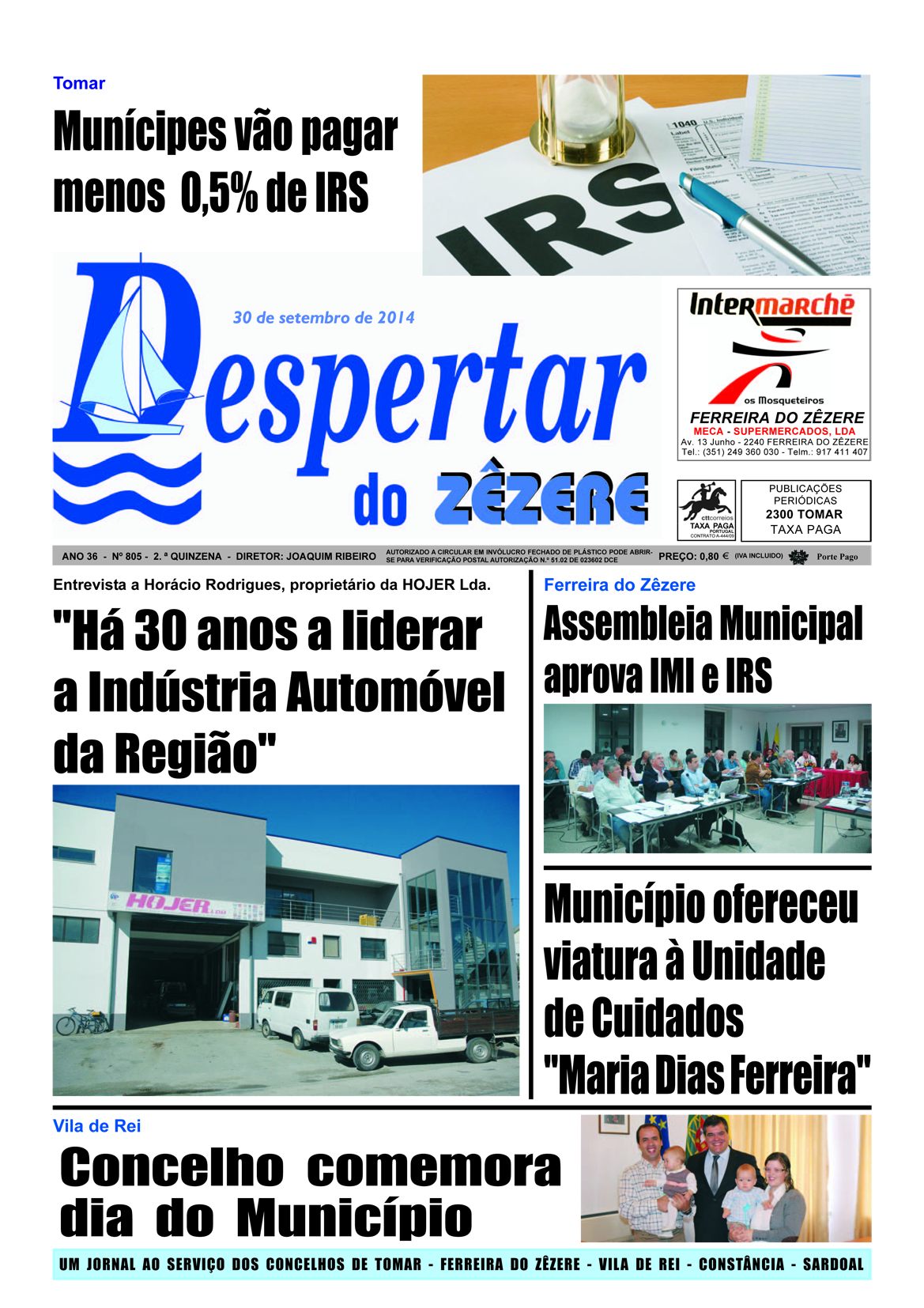 Capa do número 805 de 30 de setembro de 2014