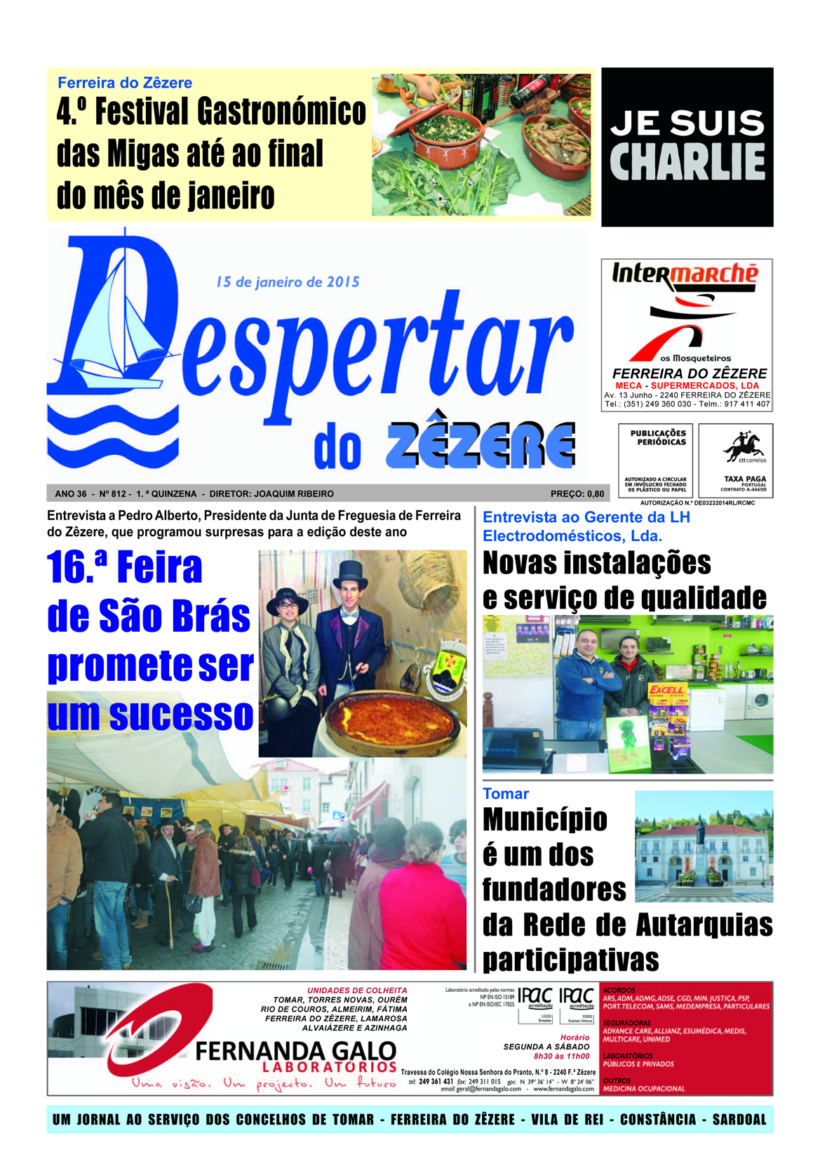 Capa do número 812 de 15 de janeiro de 2015