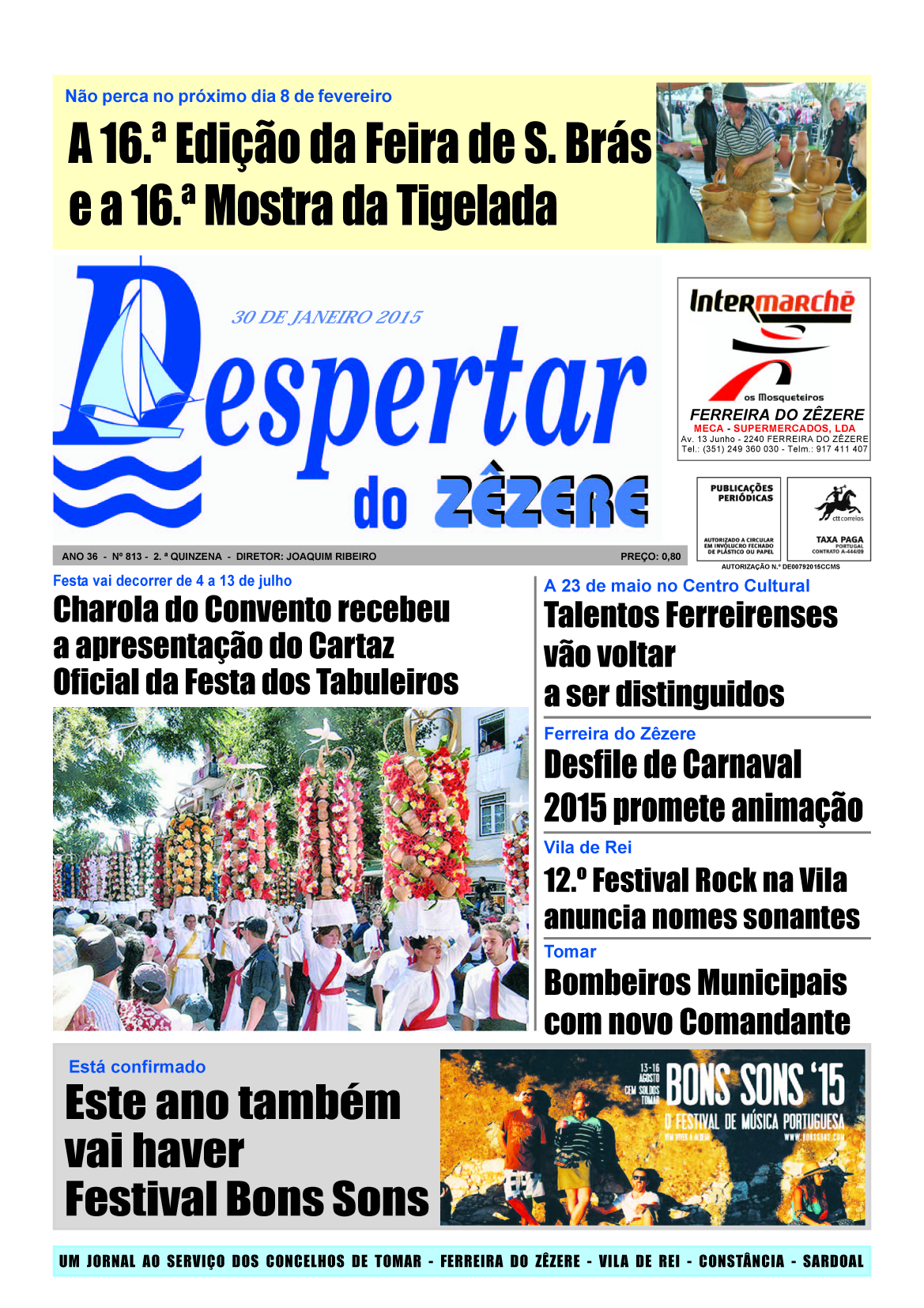 Capa do número 813 de 30 de janeiro de 2015