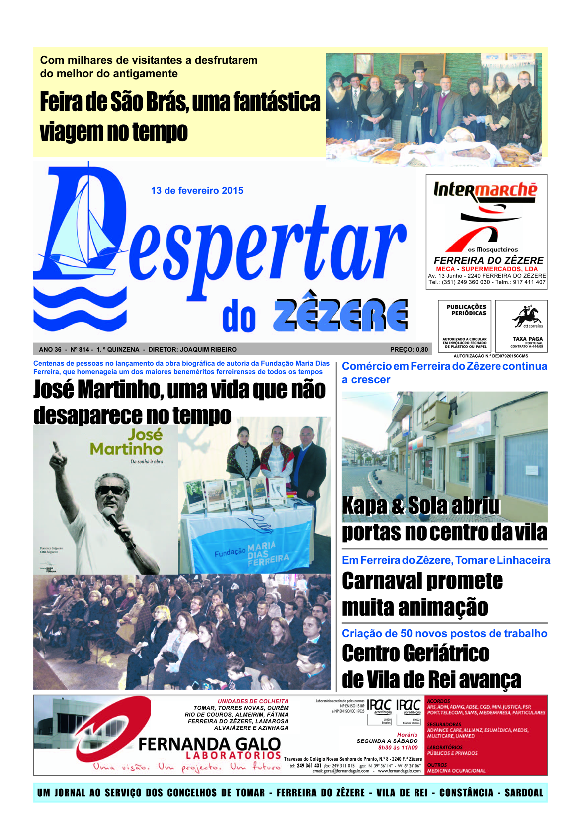 Capa do número 814 de 13 de fevereiro de 2015