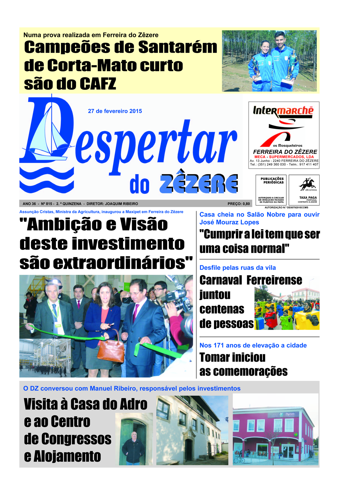 Capa do número 815 de 27 de fevereiro de 2015