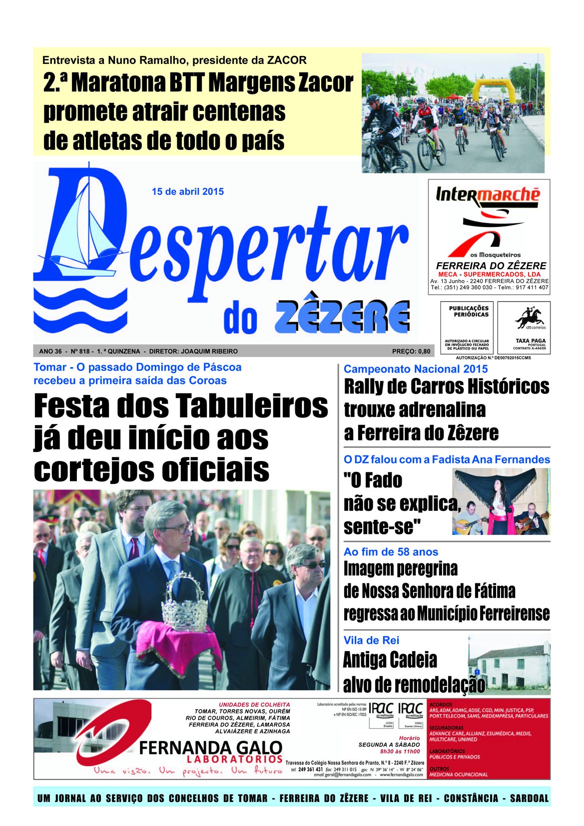 Capa do número 818 de 15 de abril de 2015