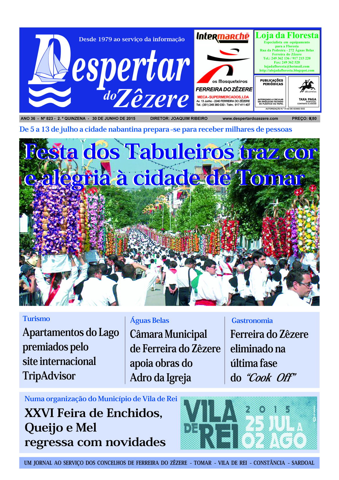 Capa do número 823 de 30 de junho de 2015