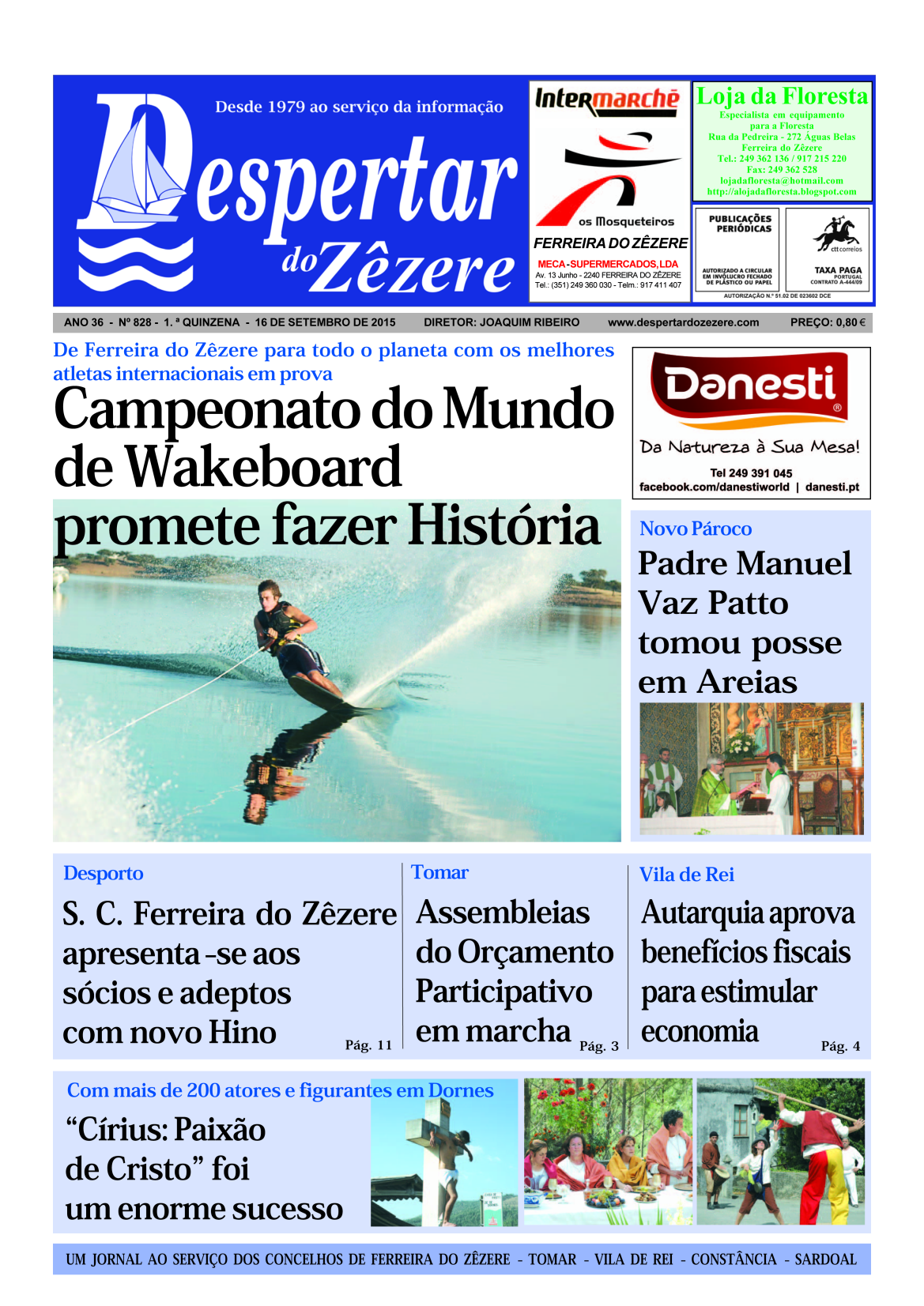 Capa do número 828 de 16 de setembro de 2015