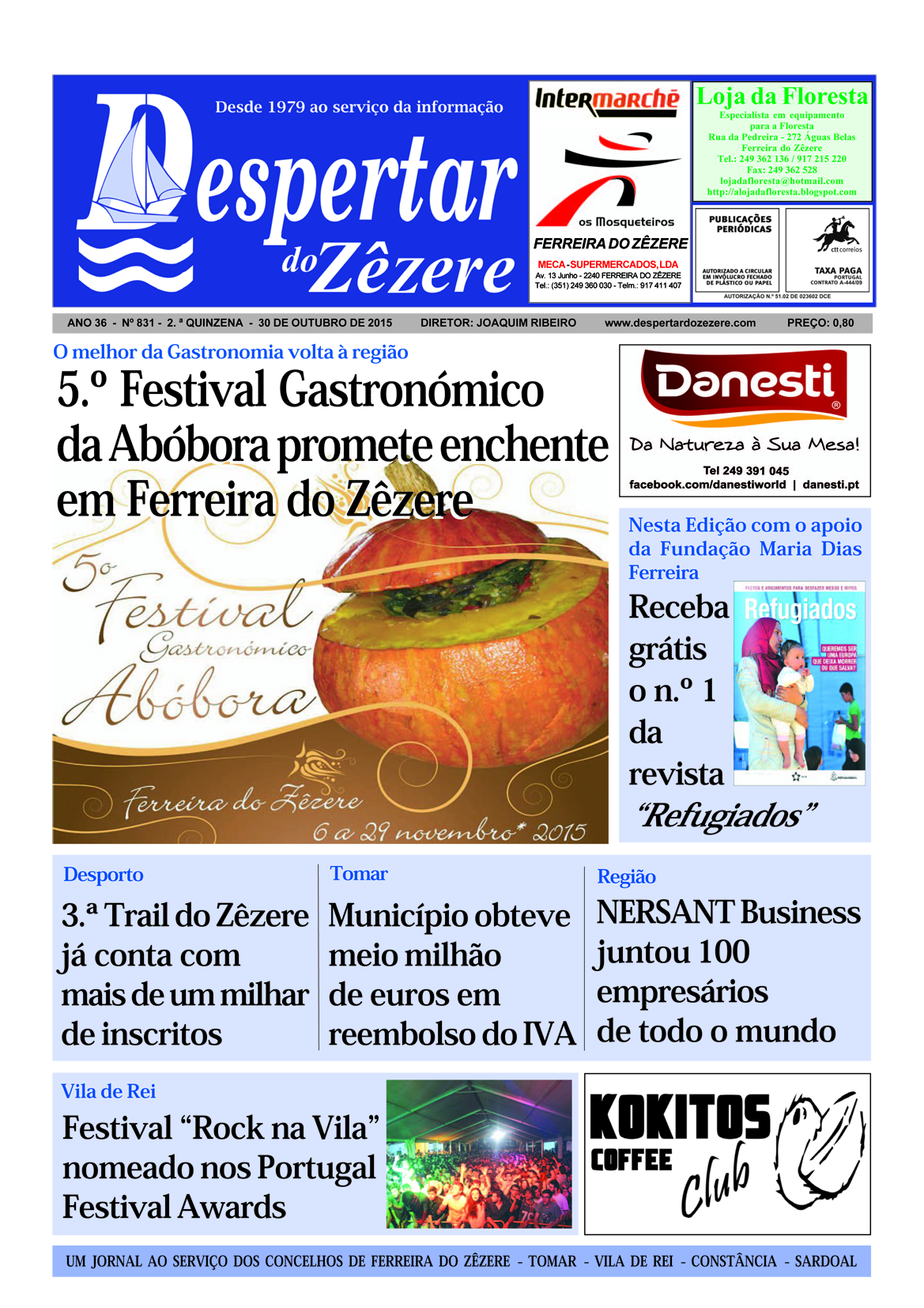 Capa do número 831 de 30 de outubro de 2015