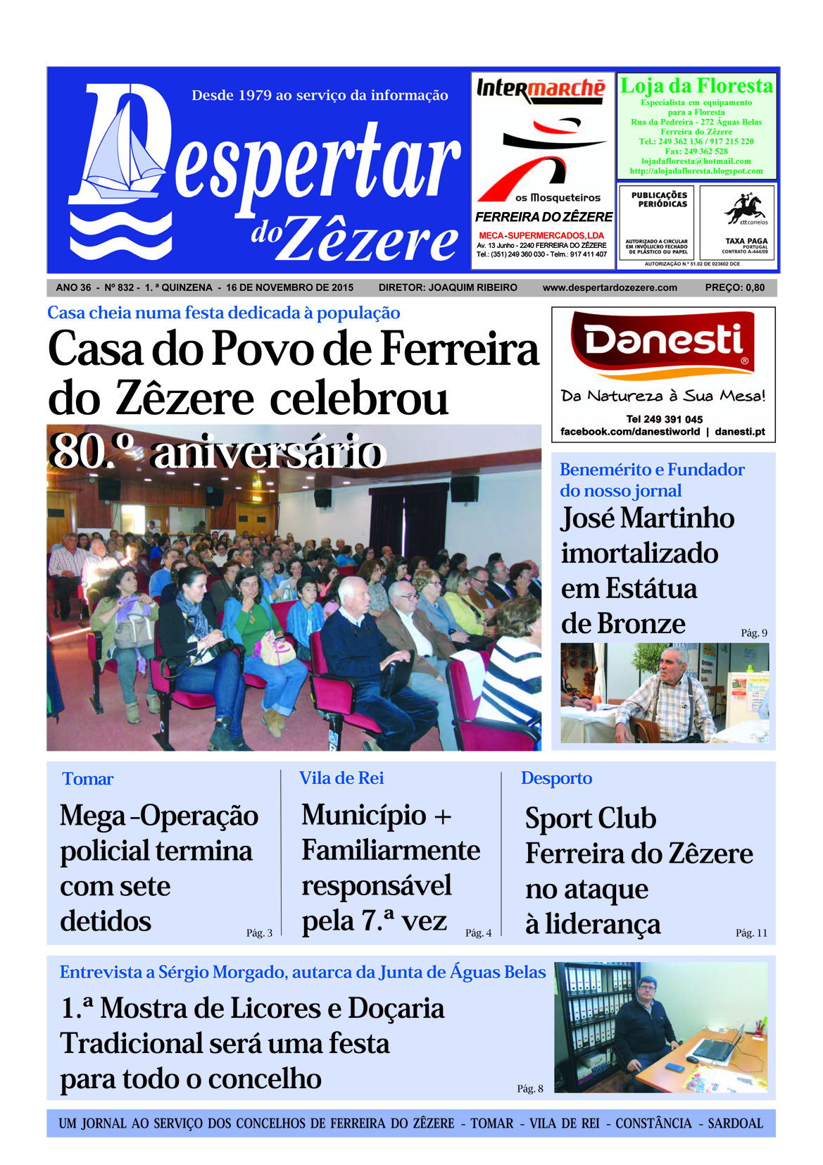 Capa do número 832 de 16 de novembro de 2015