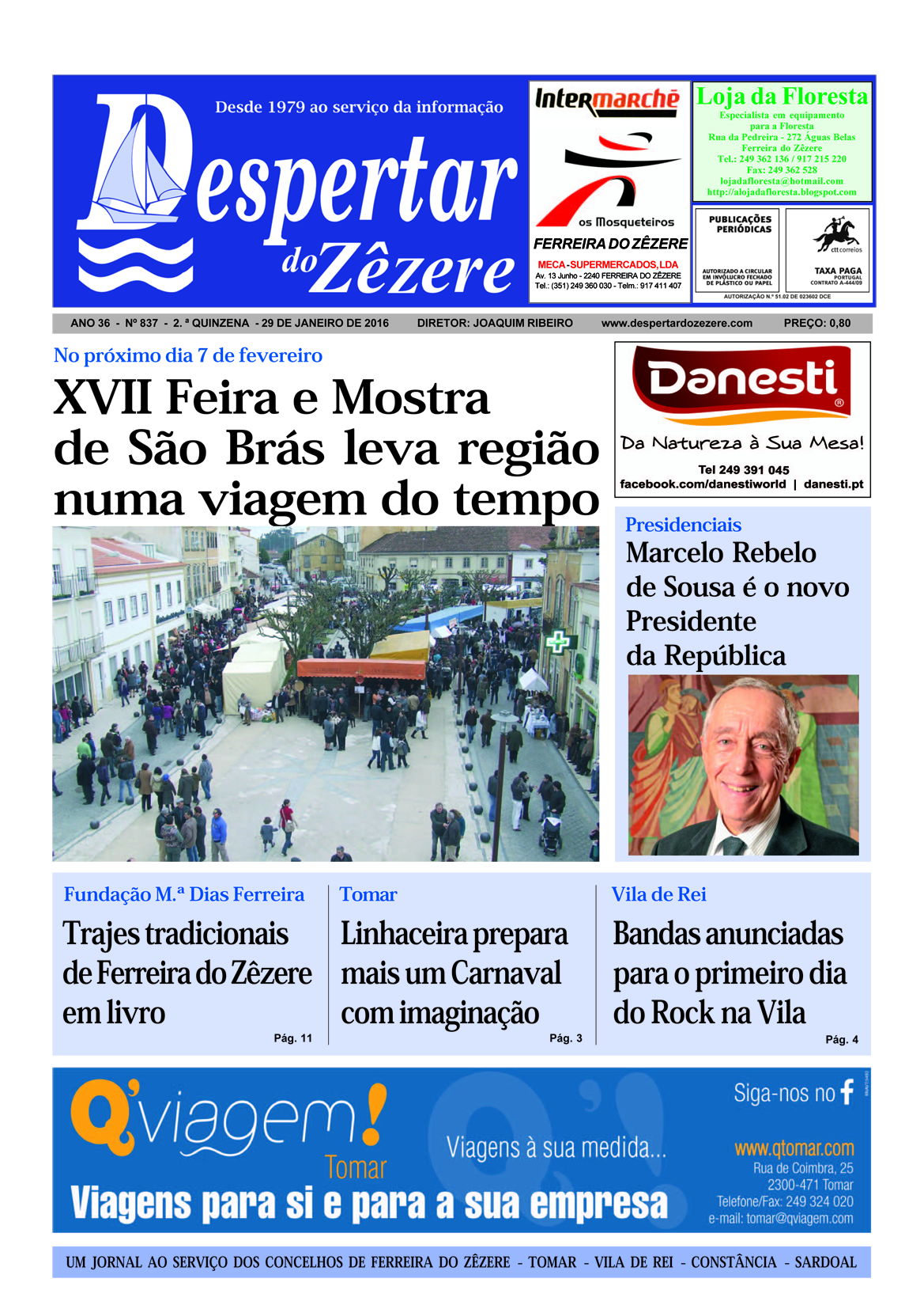 Capa do nº 837 de 29 de janeiro de 2016