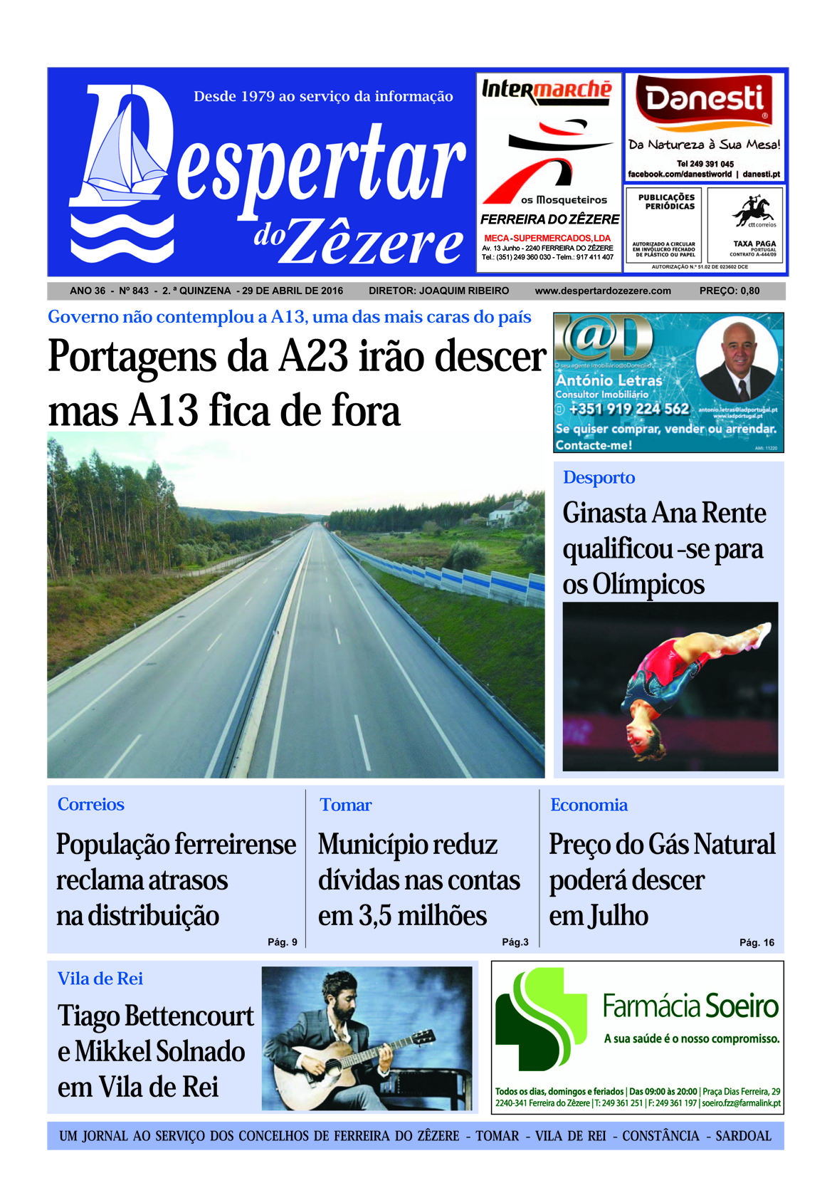 Capa do número 843 de 29 de abril 2016
