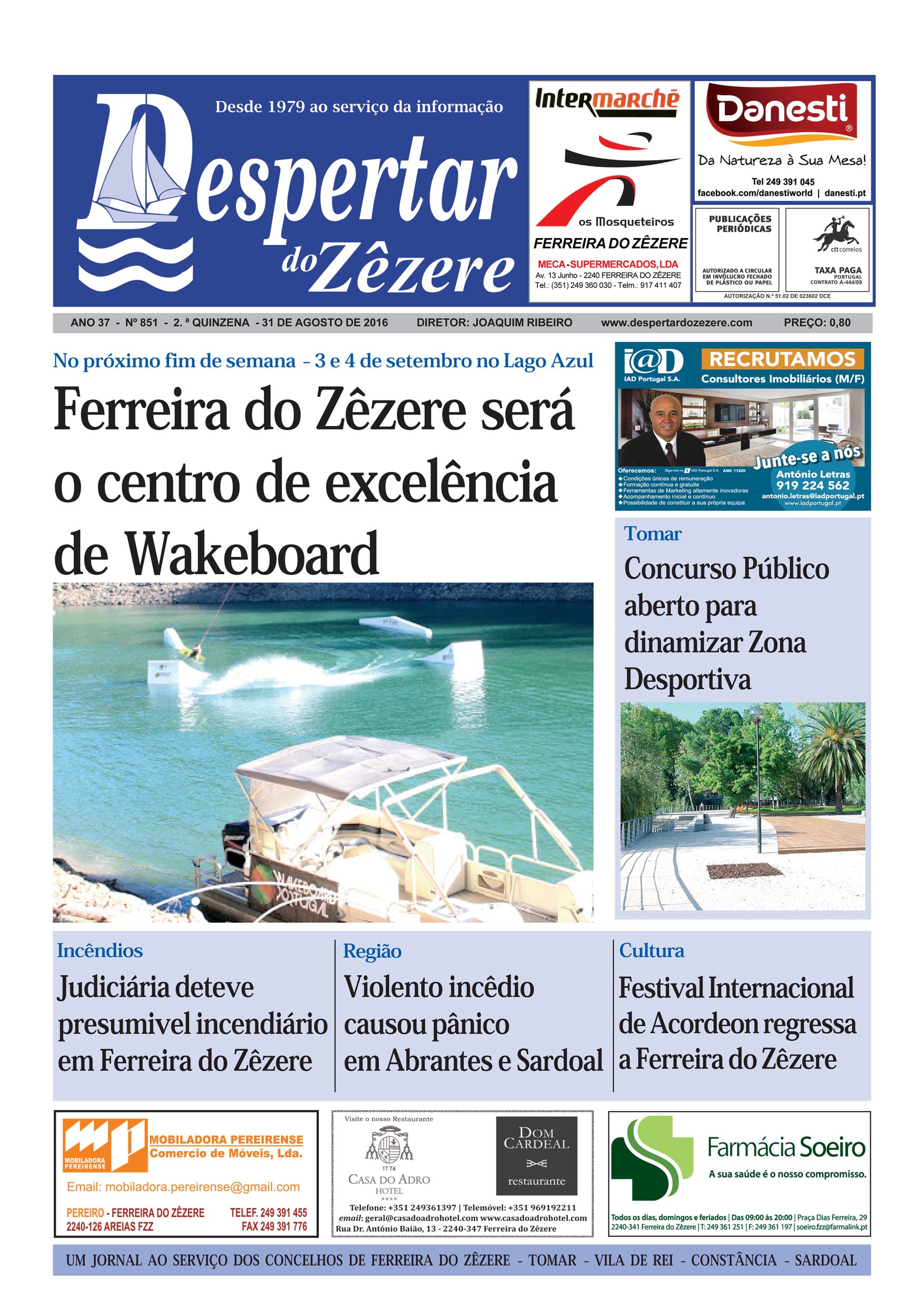 Capa do número 851 de 31 de agosto de 2016