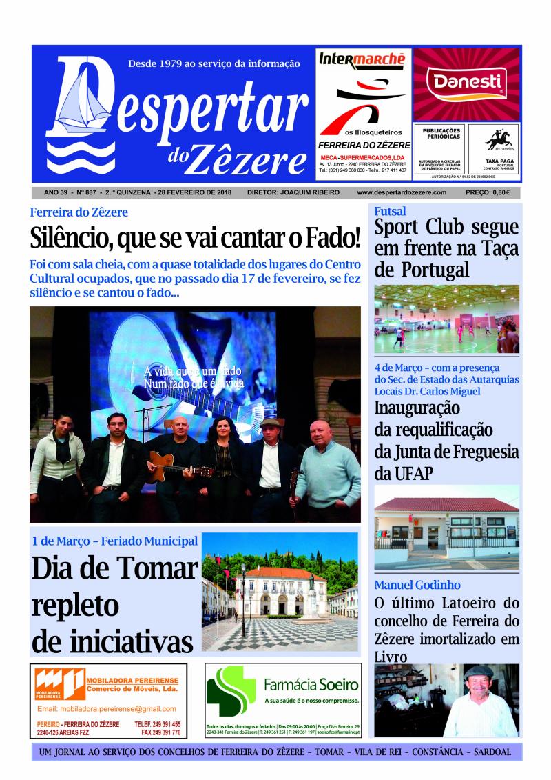 Capa do número 887 de 28 de fevereiro de 2018
